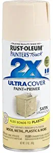 Rust-Oleum 249065 Painter's Touch 2X Ultra Cover, 12-Ounce, Satin Strawflower