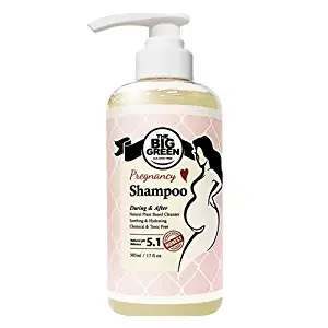 BIGGREEN Pregnancy Shampoo – Big Green Natural Ingredients-Sulfate and Chemical Free-Gentle Deep Cleansing for Pregnancy 17 fl oz.