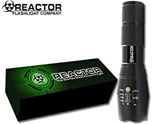 Reactor XT808 2500 Lumen Zoom LED Bulb, Super Bright Flashlight TAC Light