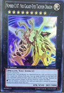 Yu-Gi-Oh! - Number C107: Neo Galaxy-Eyes Tachyon Dragon (PRIO-EN041) - Primal Origin - 1st Edition - Super Rare