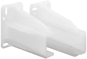 Prime-Line Products R 7227 Prime-Line Rear Drawer Track Socket, Nylon White