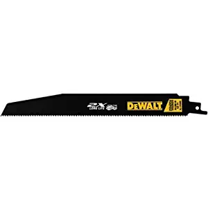 DEWALT DWA4179 9-Inch 10TPI 2X Reciprocating Saw Blade (5-Pack)