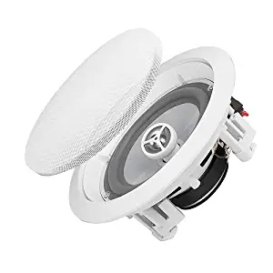 OSD Audio 8" Weatherproof in-Ceiling Speakers, Set of 2 Perfect 120W Outdoor Indoor Mount ICE800WRS