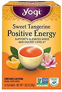 Yogi Tea Sweet Tangerine Positive Energy, 16 ct