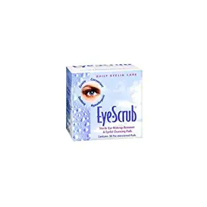 Eye-Scrub Eye Scrub Sterile Eye Makeup Remover And Eyelid Cleansing Pads, 30 each (Pack of 2)