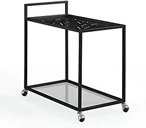 Now House by Jonathan Adler Vally Bar Cart, Black