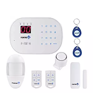 Compatible with Alexa- App Controlled Updated S03 WiFi Landline Security Alarm System Basic Kit Wireless DIY Home and Business Security System by Fortress Security Store- Easy to Install