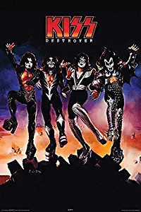 Buyartforless Kiss Destroyer 36x24 Music Art Print Poster Wall Decor Hard Rock Heavy Metal 4th Studio Album 1976