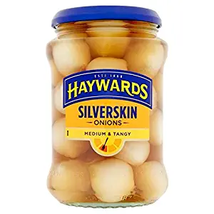 Haywards Medium & Tangy Silverskin Onions - 400g (0.88lbs)