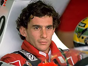 Ayrton Senna da Silva Formula One Race Driver Portrait 24x18 Print Poster