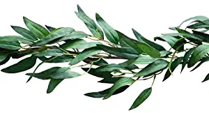 Bergh Floral Greenery Garland Artificial Eucalyptus Faux Plant Vine | Wedding Home Decor 4.2 ft