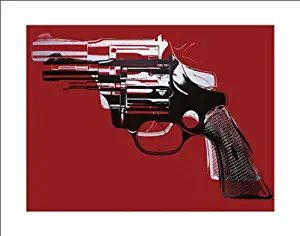 Beyond The Wall Andy Warhol Gun Celebrity Pop Art Icon Poster Print (11x14 UNFRAMED Poster)