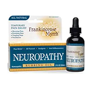 Frankincense & Myrrh Neuropathy Rubbing Oil 2 oz. (Pack of 2)