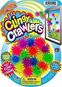 JA-RU Window Crawlers Wall Climbers Rolling Sticky Toys ( Pack of 1) Wall Walker Climber Crawler Sticky Wacky Toy. Party Favors Pinata Filler. 4220-1p (1 Pack, Clingy Crawlers)