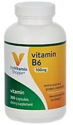 B6 100MG (300 Capsules) by The Vitamin Shoppe