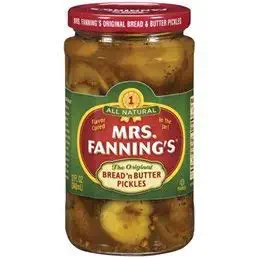 Mrs. Fanning's Bread and Butter Pickles 12 oz (Pack of 4)