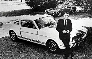 1966 Carroll Shelby and Ford Mustang Shelby GT350 - Promotional Poster