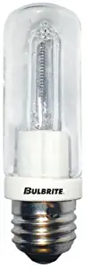 Bulbrite Halogen T10Q250CL/EDT 120-Volt Halogen JDD Type Tubular Medium E26 Bulb, 250-Watt,Clear