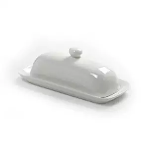 Norpro Porcelain Butter Dish with Lid