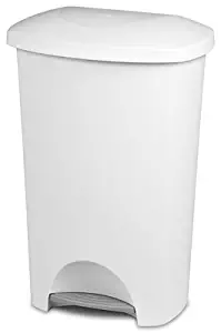 Sterilite 10968004 44 Quart Step-On Wastebasket