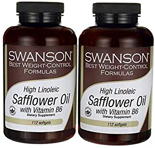 Swanson High Linoleic Safflower Oil with Vitamin B6 224 Sgels