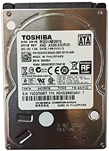 TOSHIBA MQ01ABD075 750GB 5400 RPM 8MB Cache 2.5 9.5mm SATA 3.0Gb/s internal notebook hard drive - Bare Drive